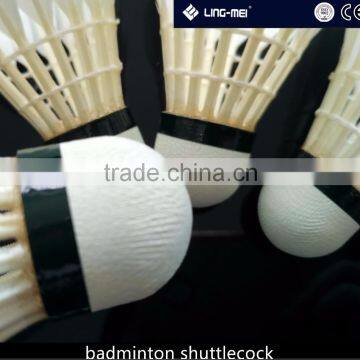Factory price duck feather badminton shuttlecock