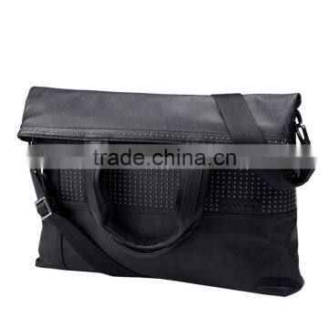 Wholesale Price Men Leather Bag Shoulder Bag Foldable Briefcase Mens photo-4