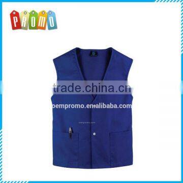 Clerk Vest With White Accent Buttons (S-xl)