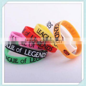 Promotional Logo Printed Colorful Silicone Wristband