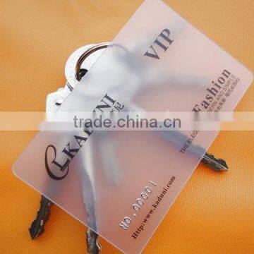 Vivid card materials from China transparent pvc rigid sheet