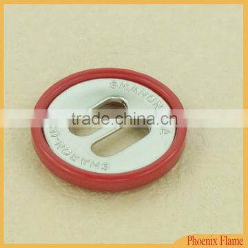 2 hole metal button for leather belts