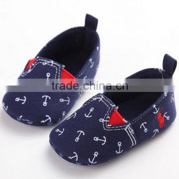 2016 Latest Fashion baby canvas shoes