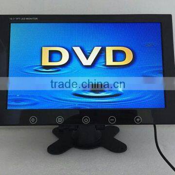 widescreen 16:9 wall mount desktop 9inch motorized lcd car monitor