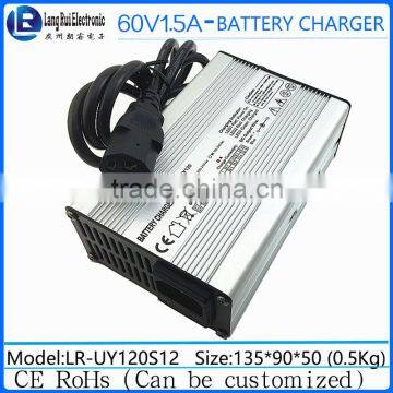 High Quality Li-ion /LiFePo4 /lead acid Battery 60V 1.5A Electric Battery Charger