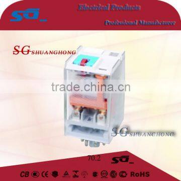 70.2 70.3 DC100v AC240v 380V electrical relay general-purpose relay auto relay