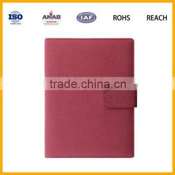 High Quality Waterproof Office and School Supplies A4 Size Leather Notebook Cover Diary Cover