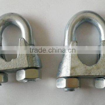 Steel wire rope fasteners,Electric Galvanized Wire Rope Clips Din741,Small Wire Rope Clamps