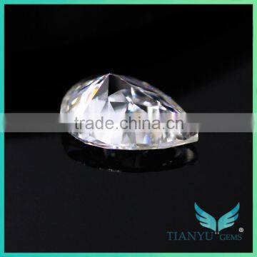 buy moissanite gemstones pear cut lab created diamonds online