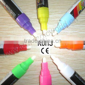 Highlighter fluorescent liquid chalk marker pen for led writing board