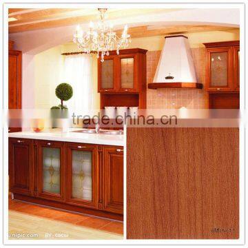 woodgrain color decorative pvc film for door