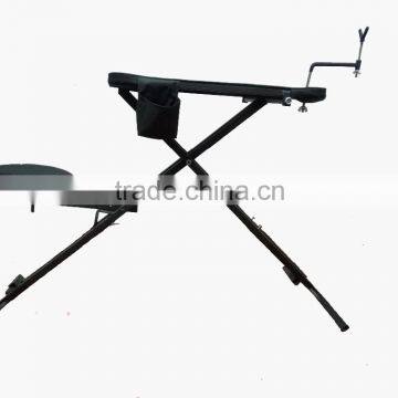 Waterproof height adjustable folding shoot chair