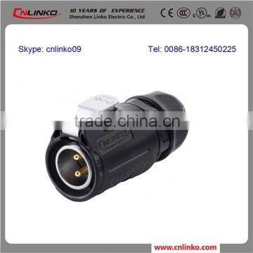 Approved by UL IP67 Waterproof Connector 2 PIN Male+Female Wire Connector