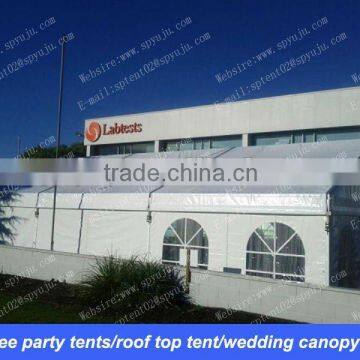 Marquee party tents 10x15m in herringbone roof top shape