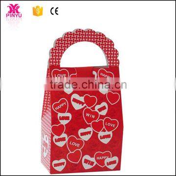 Small shape art paper cardboard luxury paper gift bag for party