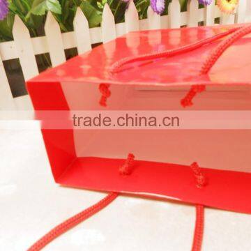 Coated Paper Customized Red Paper Gift Bag ,paper Gift Bag for Gifts Packaging photo-5