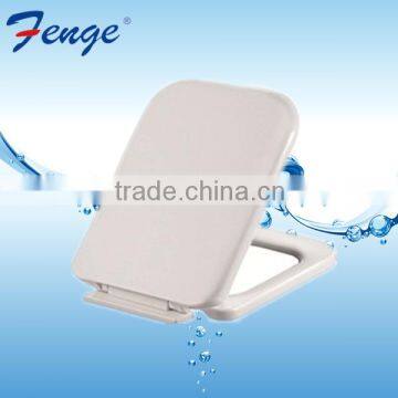 FG750PP- intelligent square toilet seat cover in white bathroom set