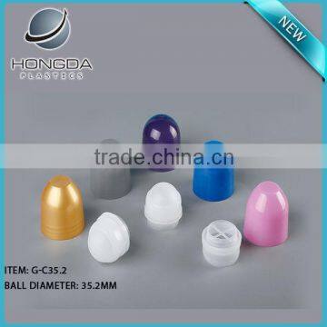 Plastic Container Deo Package With Roll on ball