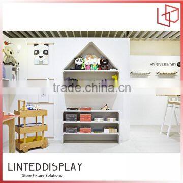 customized design toy display cabinet with LED light