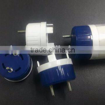 T8 tube ligth cap plastic 2pins cap rotate cap base