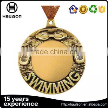 WW2 wholesale custom medals diecast zinc alloy gold plated athletics medal of honor medallion swimming award medal sport medal