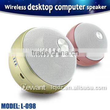 L-098 full new No.1 mini portable wireless speaker for desktop computer