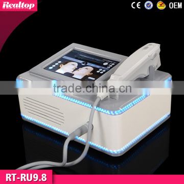 Hot Sales Professional Mini Hifu Skin Tightening Machine 0.1-2J For Skin Lifting Wrinkle Removal With 3 Hifu Cartridge Eyes Wrinkle Removal