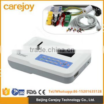 Color LCD Digital 3-channel Electrocardiograph