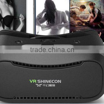 New Generation Vr Shinecon Virtual Reality Headset 3d Vr Glasses for 4~6 Inch Smartphones for 3d Movies and Games