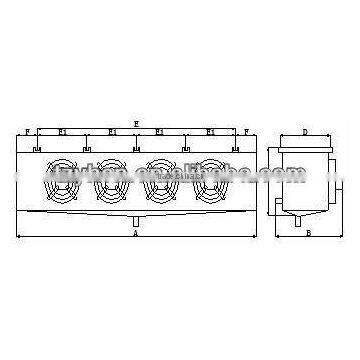 Evaporator of cold room