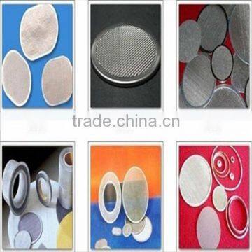 stainless steel woven wire mesh filter disc plastic extruders mesh filters