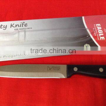 Kitchen Utility Knife with Eco Friendly Wood Handler