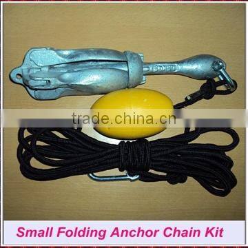 Hot Dipped Galvanized Small Folding Anchor Chain Kit