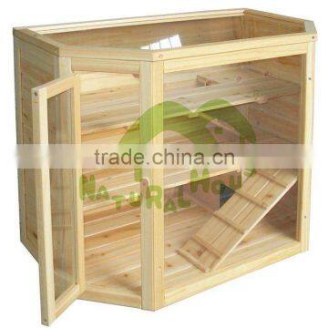 Non-toxic wooden hamster cage