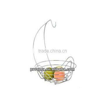 Chrome fruit basket,Metal fruit holder ,fruit and vegetable basket