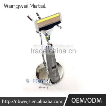 shaving razor stand