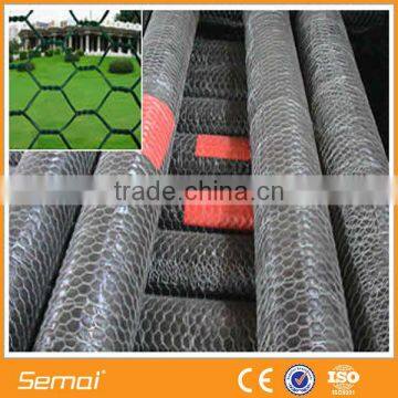 pvc coated green hexagonal wire mesh/bird cages/chicken cage