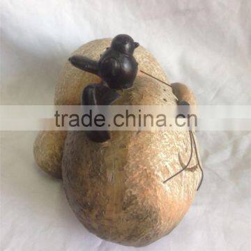 Hot Sale Personalized Handmade Color Painted Decorative Garden Resin Cat Statue photo-4