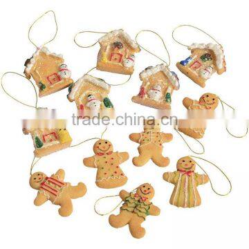 1 1/4inch resin christmas ornaments for home decoration