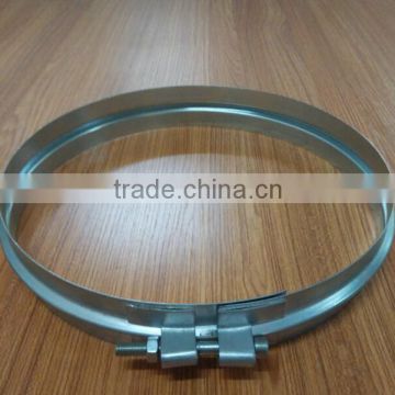 Wide ring Clamps for HVAC system ventilation system