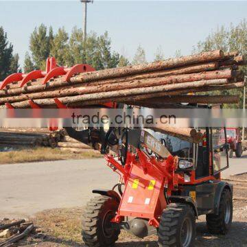 Chinese Wheel Loader With Wooden Forkers photo-3