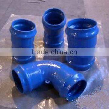 Iron Material and Flange Connection pipe fittings