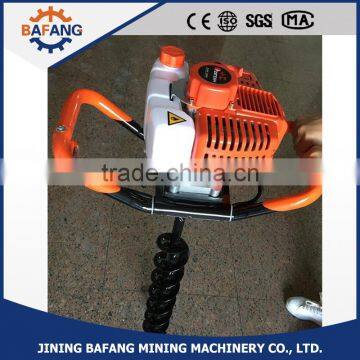 52CC gasoline earth auger tree planting digging machine