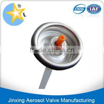 Shaving foam aerosol valve with actuator for cans/Foam cleaner spray valves