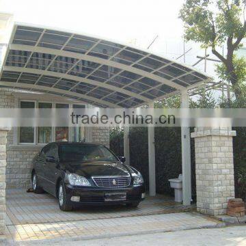 China New Innovate Car Parking Cottage Aluminium Carport for Sale HX111