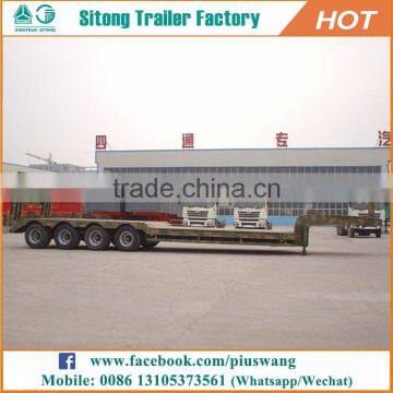 Cars Trucks Matched Low Trailer Heavy Duty Lowboy Equipment Trailers For Sale