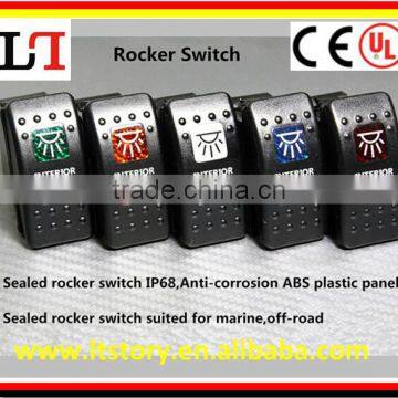Motorcycle LED Light Waterproof Rocker Switch Printed photo-2