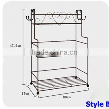 Home Kitchen Detachable Metal Microwave Oven Rack photo-5