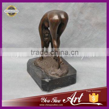 Sexy Body Beauty Woman Bronze Art Sculpture photo-2