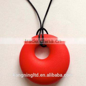 Silicone Baby Teething Necklace&Silicone Autism Chewing Sensory Pendant&Silicone Baby Chewing Necklaces photo-5